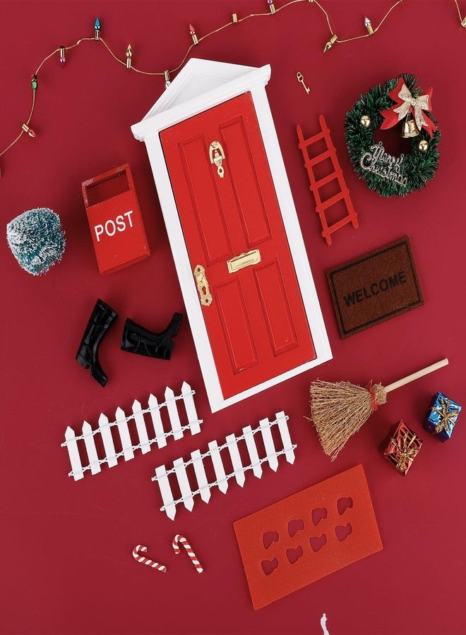 XIHIRCD Christmas Fairy & Elf Door - Magic Miniature Accessories - Tiny Elf Kit & Fairy Tale Decoration DIY Gift - Image 3