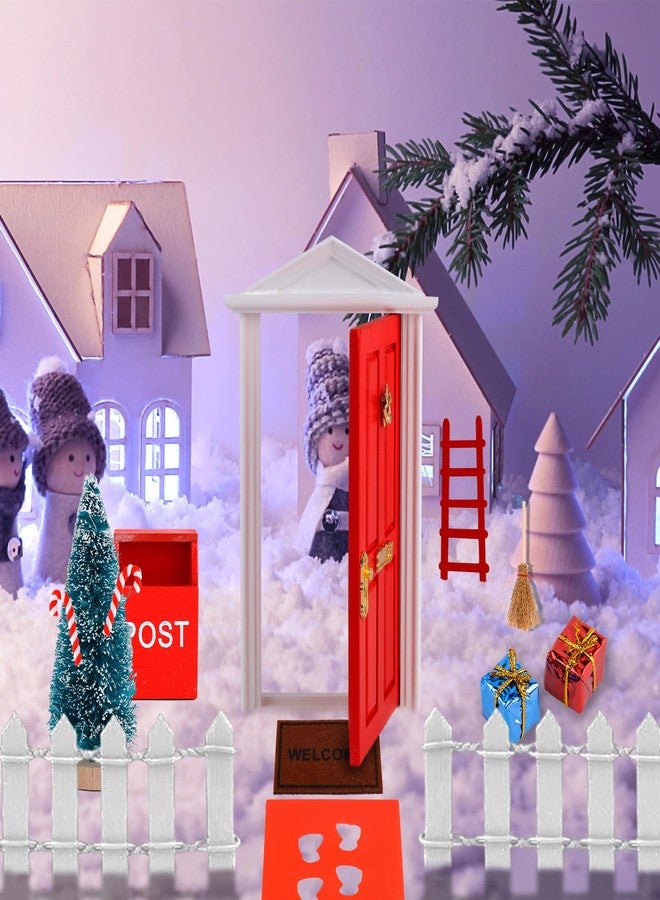 XIHIRCD Christmas Fairy & Elf Door - Magic Miniature Accessories - Tiny Elf Kit & Fairy Tale Decoration DIY Gift - Image 5