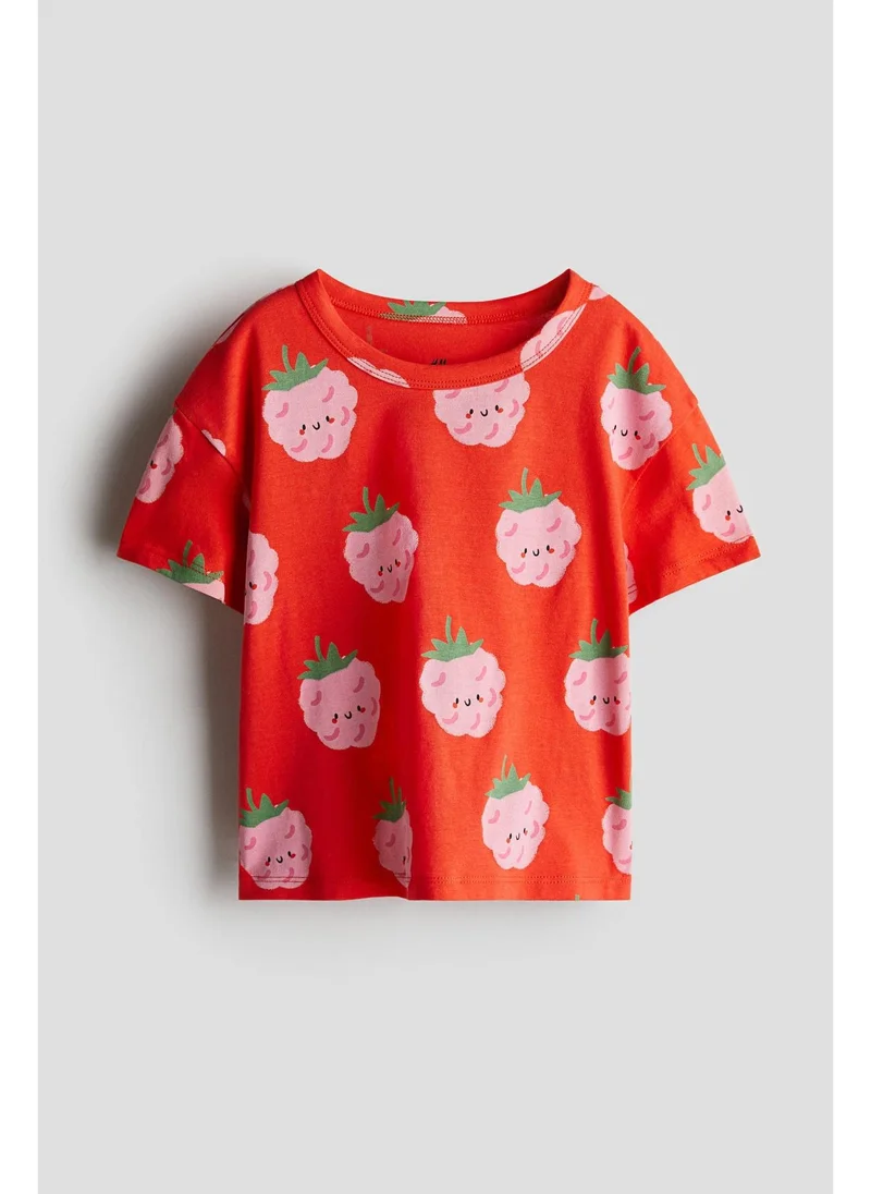 H&M Printed jersey top