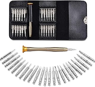 Lambery Precision Screwdrivers, 25-1 Repair Kit, Screwdriver Set with Leather Case, Professional Opening Tools for - Image 1