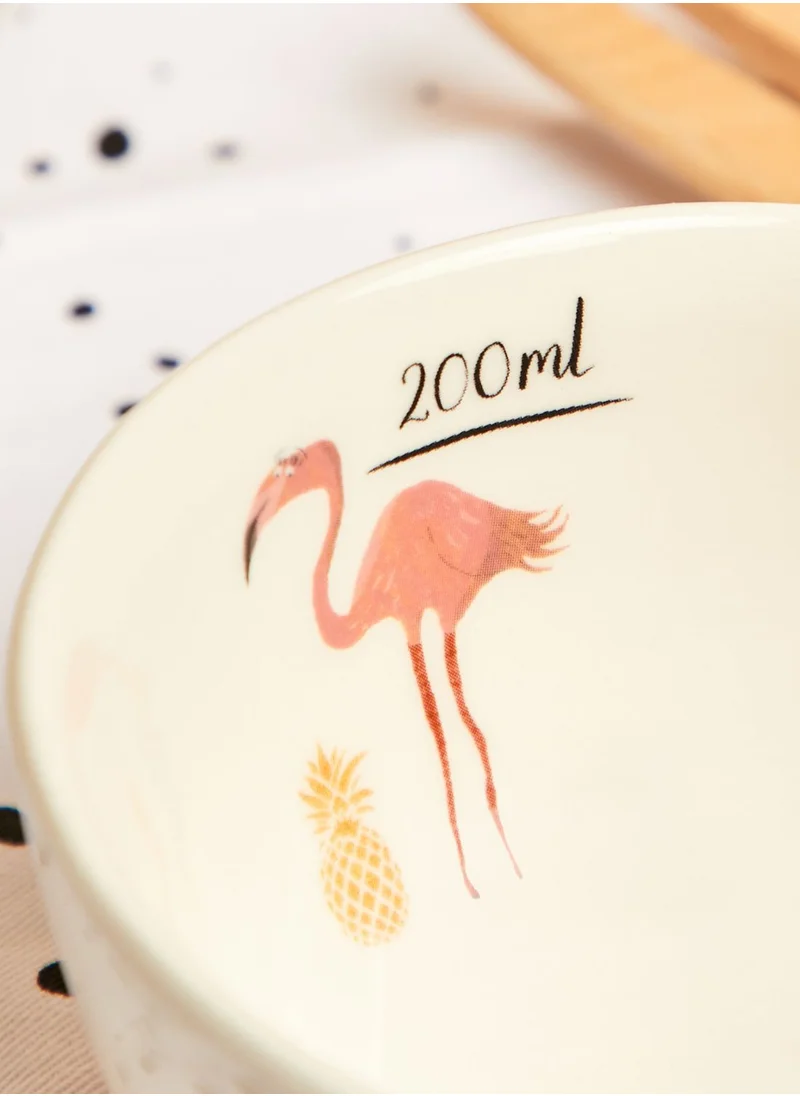 Fenella Smith London Set Of 3 Flamingo Nested Bowls