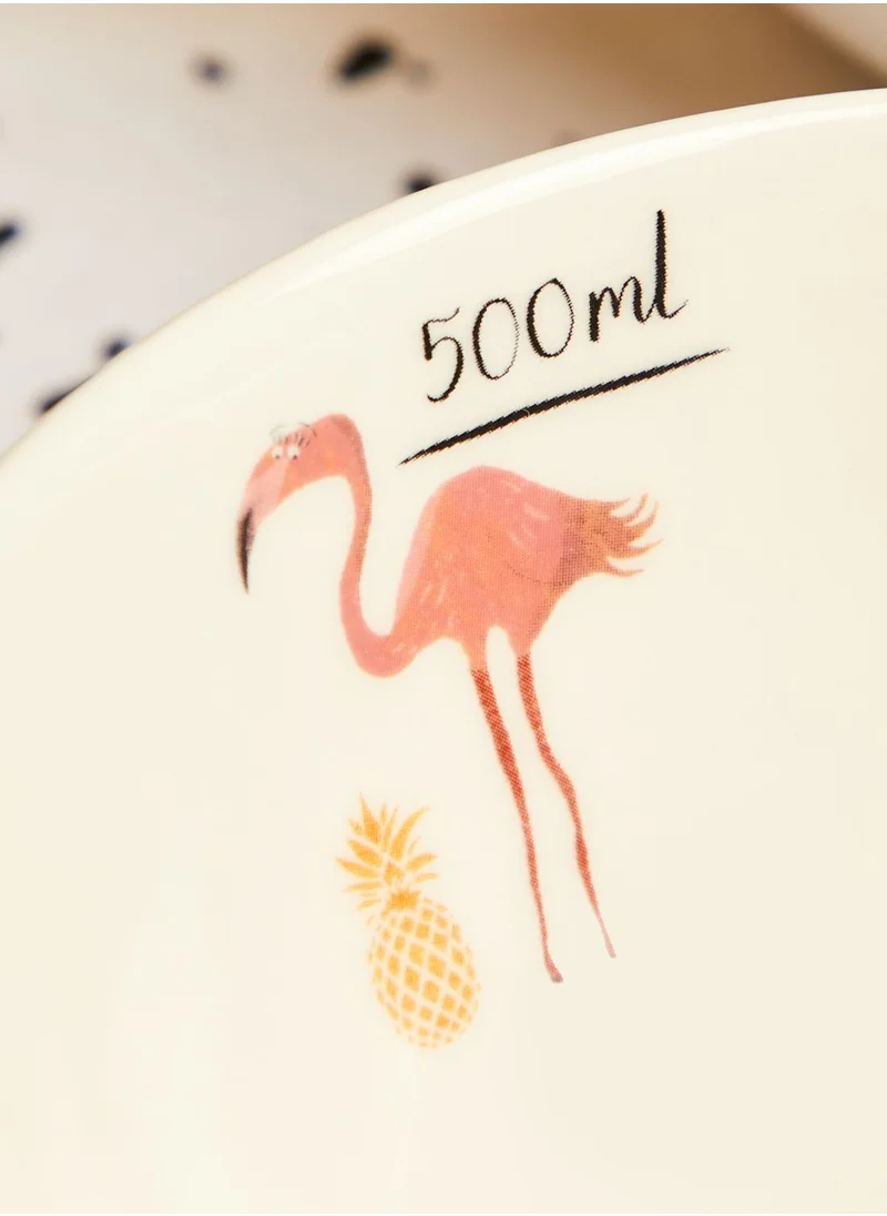 Fenella Smith London Set Of 3 Flamingo Nested Bowls