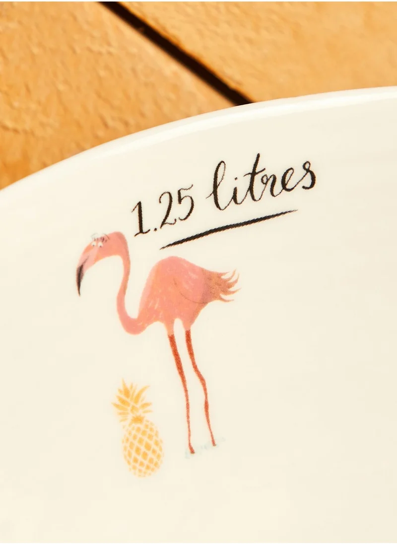 Fenella Smith London Set Of 3 Flamingo Nested Bowls