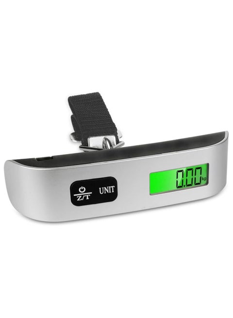 Travel inspira Luggage Scale, Portable Digital Hanging Baggage Scale for Travel, Suitcase Weight Scale with Rubber Paint, 110 Pounds
