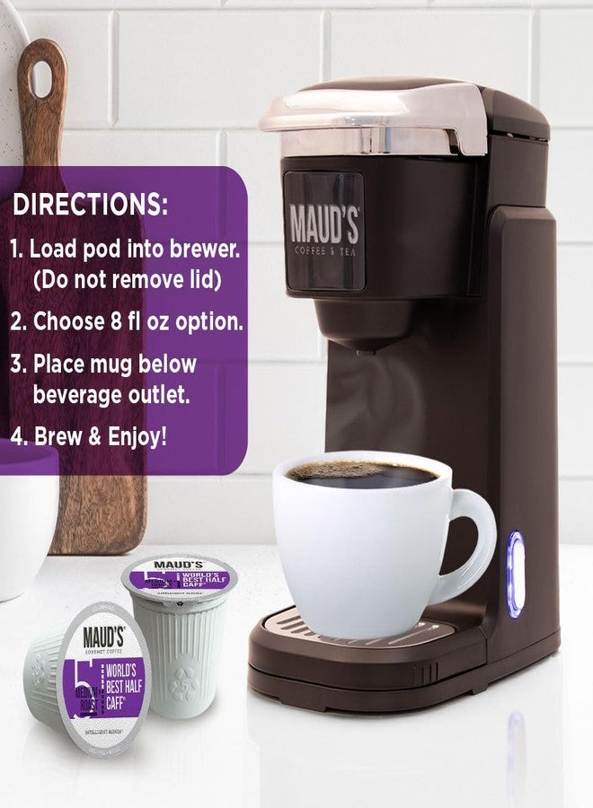 Maud's Half Caff Coffee Pods, 100 ct, Medium Roast Coffee in Single Serve Pods - 100% Arabica Coffee, Compatible with Keurig K Cups Maker - Image 5