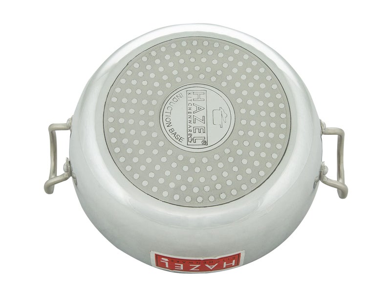 HAZEL 4 mm Aluminium Induction Base Kadai with Handle, 1350 ml - Image 5