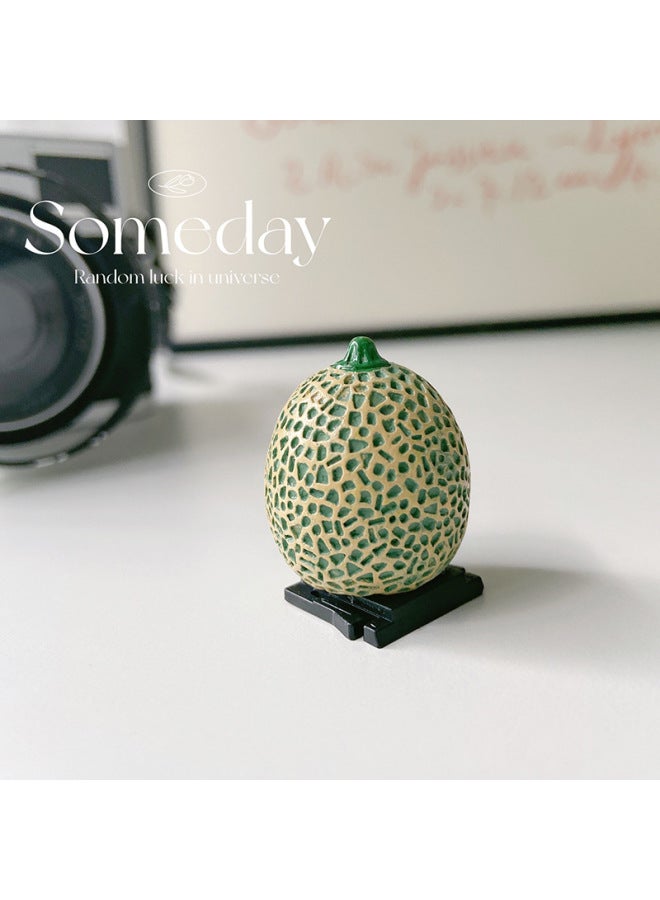 Fruit Hot Boot Cover SLR Camera For Canon Sony Micro Single Fuji Xt30/4 Nikon Decorative Accessories Creative-Color:Cantaloupe - Image 1