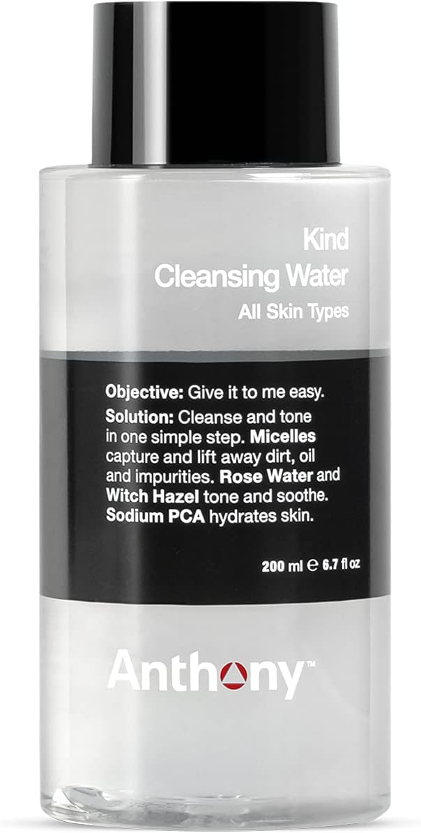Anthony Witch Hazel Toner for Face Kind Cleansing Water with Rose Water to Tone and Soothe Sodium PCA to Hydrate Skin Micelles to Remove Excess Oil and Impurities Refreshes and Purifies 67 Fl Oz