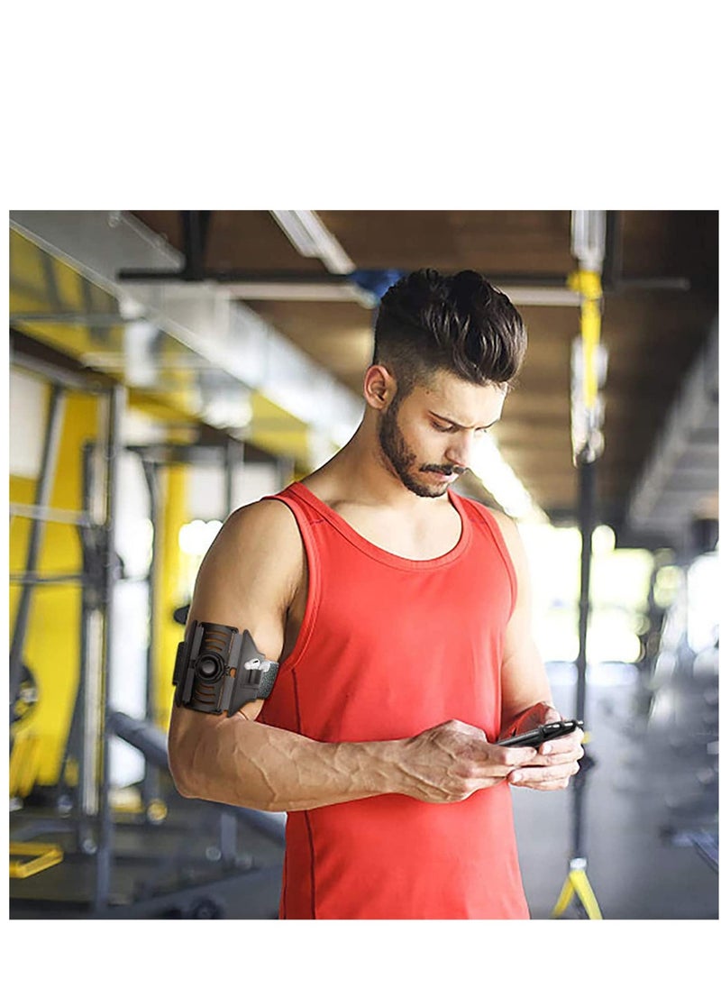 SYOSI - Running Armband, 360° Rotatable Wristband Mobile Phone Holder for Jogging (iPhone 11 Pro Max,/11/Xs/X/8 Plus/7/6, Galaxy S20/S10/S10e/S9, Android Works Well) - Image 1