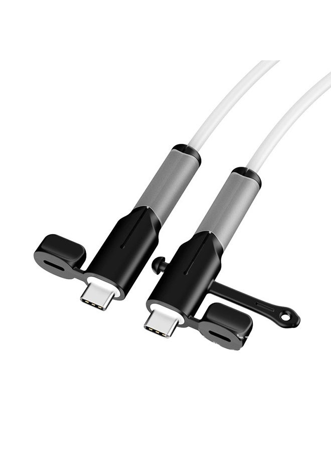 Charger Cable Protector 1Sets - Silicone Non-Slip Cord Savers Compatible with Type-C, 3-in-1 Dustproof+Organizer+Protection,  USB Wire Protector for Home & Gift - Image 1