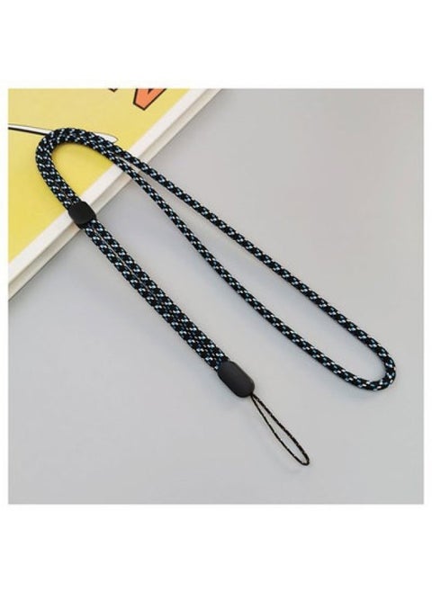 Backpacker Suitable For Small Camera MM5 Flashlight Woven Hanging Belt Hanging Neck Plus Adjustable Lengthening Neck Strap Mobile Phone Rope-Color:Mm5 Extended Blue Flower