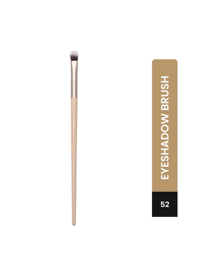 Milagro Beauty Eyeshadow Brush 52, Perfect For Blending, Highlighting Brow Bones, Glitter Application, Lower Lid Shadow, And Smudging Precise Eye Makeup  - Image 4