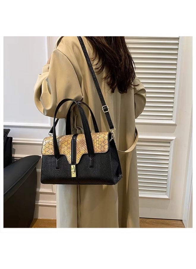 Rup Art Luxury Alligator PU Leather Handbag for Women – Chic Shoulder & Crossbody Bag  - Image 2