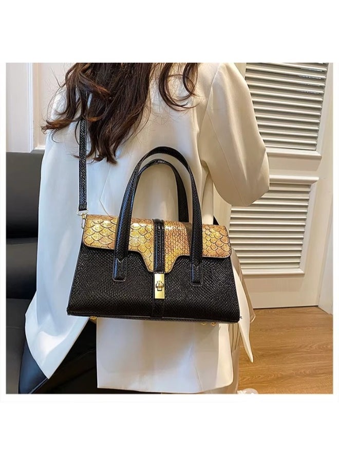 Rup Art Luxury Alligator PU Leather Handbag for Women – Chic Shoulder & Crossbody Bag  - Image 3