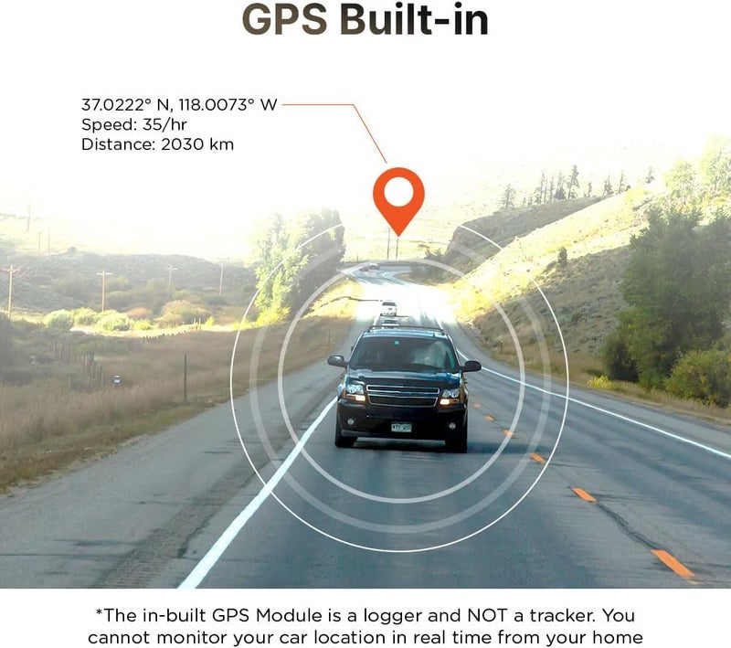 Qubo Car Dash Camera Pro (with GPS Logger) Dash Cam | from Hero Group | Made in India | Full HD 1080p | Wide Angle View | G-Sensor | Wi-Fi | Emergency Recording | Supports Up to 256 GB SD Card - Image 5