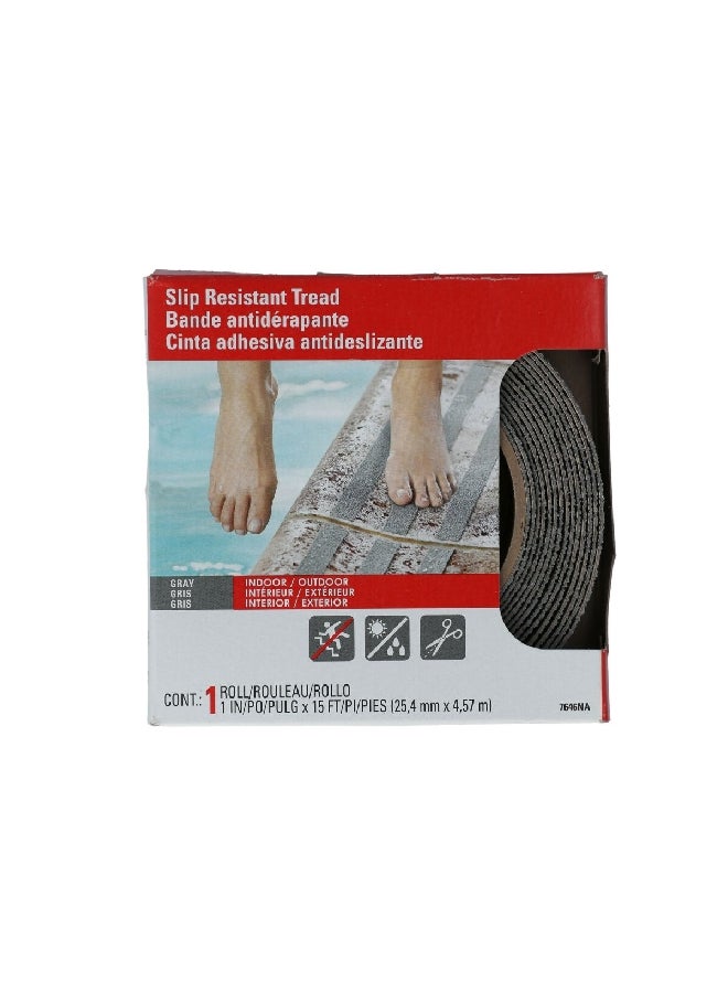 3M Safety Walk Slip Resistant Tread Grey 25.4 x 4.57 mm 370G-R1X180 - Image 1