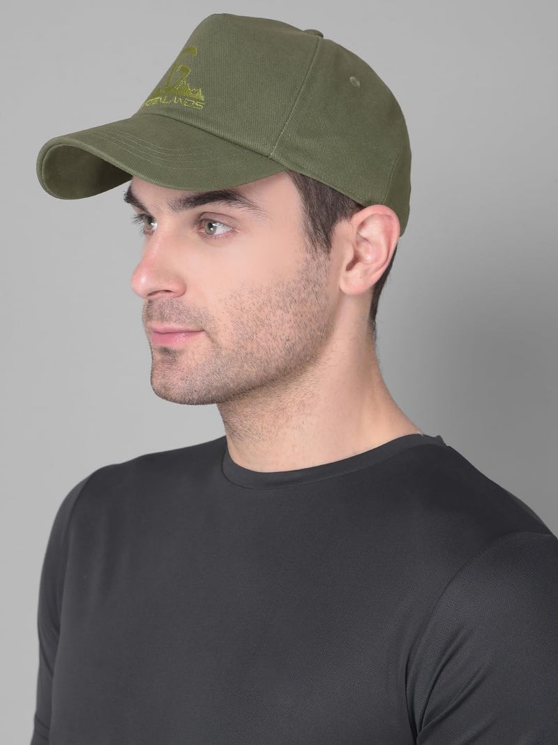 GREENLANDS Quadra Cap Olive - 100% Made in India | Unisex Fashion Accessory for Trendy Comfort and Style - Image 3
