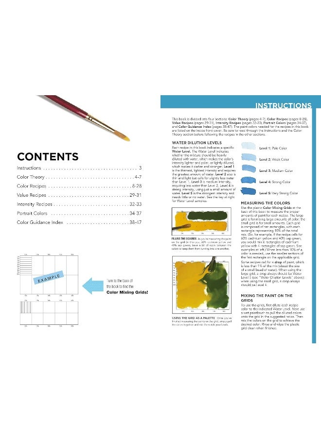 Color Mixing Recipes for Watercolor: Mixing Recipes for More Than 450 Color Combinations - Includes One Color Mixing Grid (Volume 4)