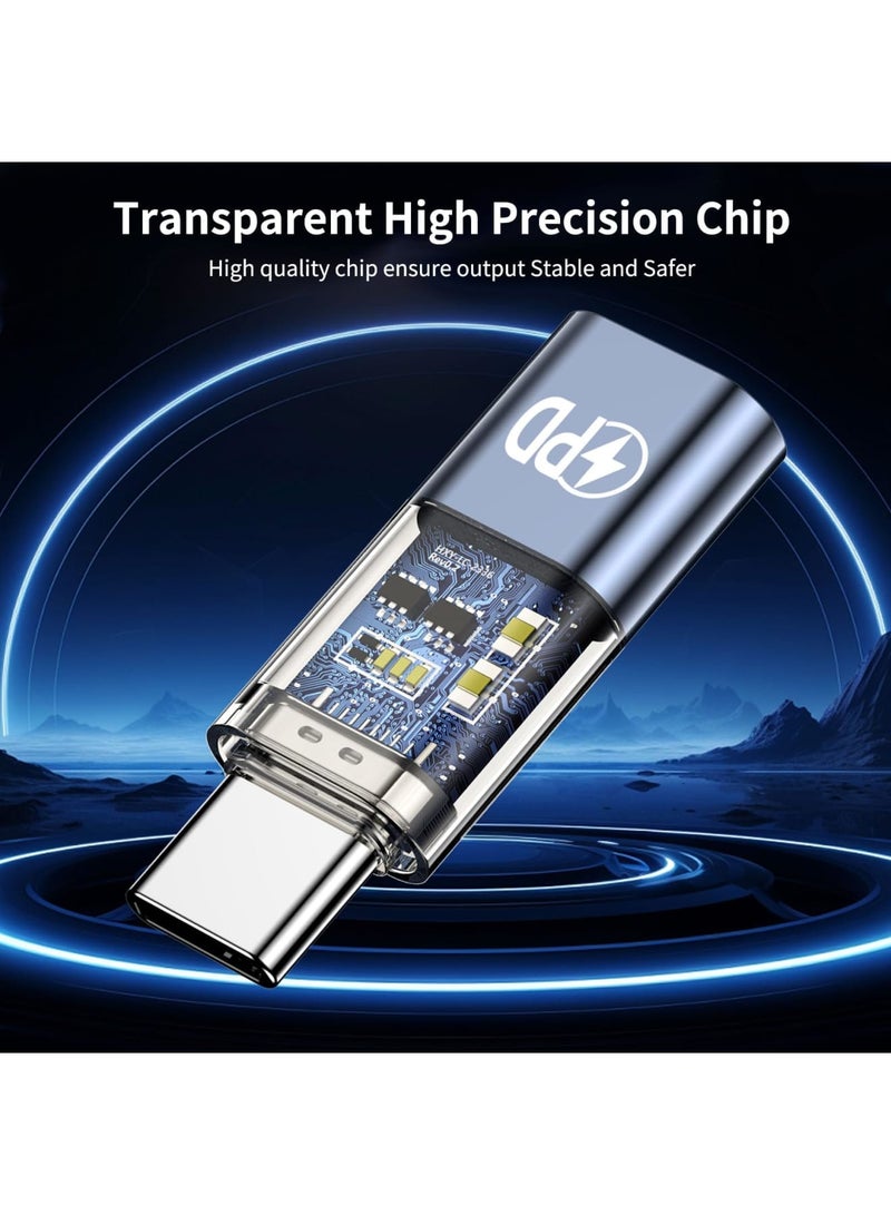 SYOSI USB-C to Light-ning Adapter, PD Fast Charging & Data Transfer, Compatible with iPhone 15 Pro Max iPad Pro Air, Type C Converter Data Transfer & 27W PD Fast Charging for iPad 10/Mini 6, Not Audio OTG - Image 4