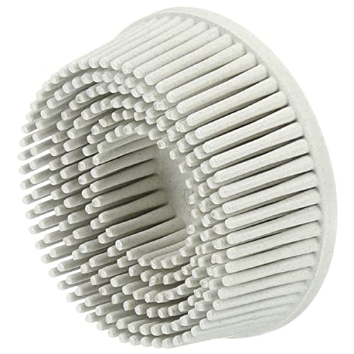 3M Scotch-Brite Roloc Bristle Disc - Coating Removal Disc for Metal - 80 Grit Ceramic Mineral - Roloc Attachment - Molded Abrasive Bristles - 2' - 7528 (Pack of 10) - Image 1