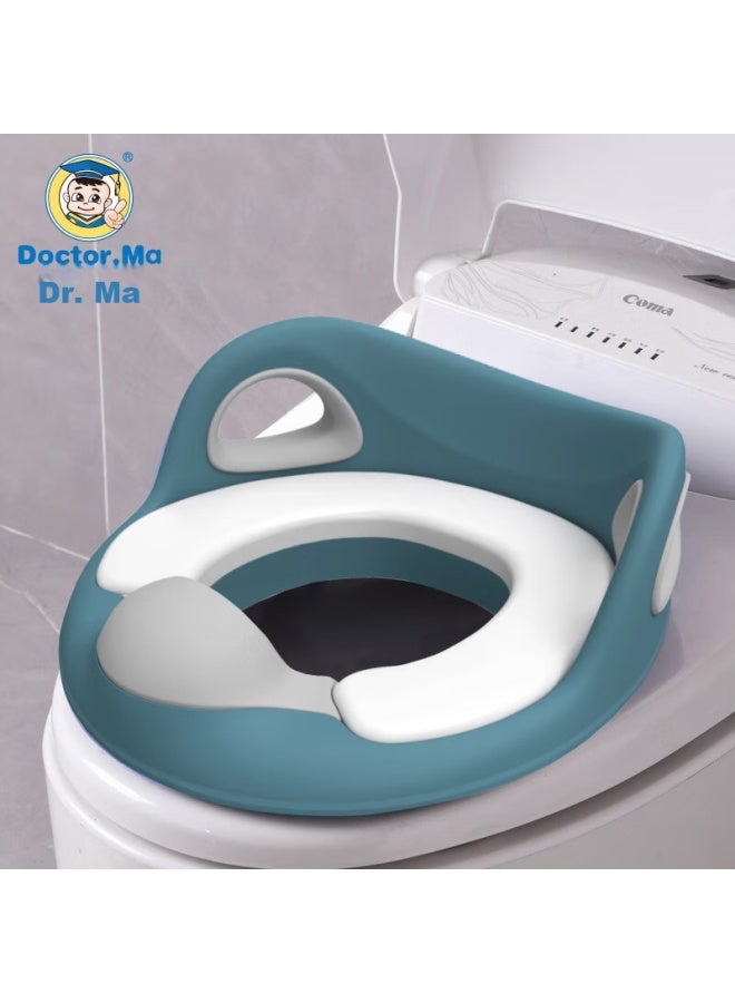 Doctor Ma Dr. Ma مقعد مرحاض للأطفال، حلقة مرحاض للأطفال، مخصص للصبيان والبنات، وسادة مقعد مرحاض للرضع، للاستخدام المنزلي - Image 1