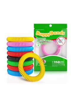 BuggyBands Mosquito Bracelets, 48 Pack Individually Wrapped, DEET Free, Natural and Waterproof Band  - Image 1