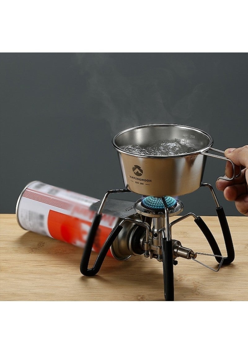 Stainless Steel Snow Cup 450ml Enlarged Capacity Durable Snow Cup - Heatable for Camping Rice Bowl for Outdoor Activities - Image 5