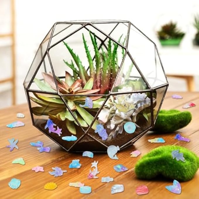 200 PCS MINI RESIN OCEAN ANIMAL FIGURINES, TINY SEA CREATURES FOR DIY CRAFTS, AQUARIUM DECOR, FAIRY GARDEN, DOLLHOUSE & MICRO LANDSCAPING, SMALL MARINE ANIMAL COLLECTION - Image 5