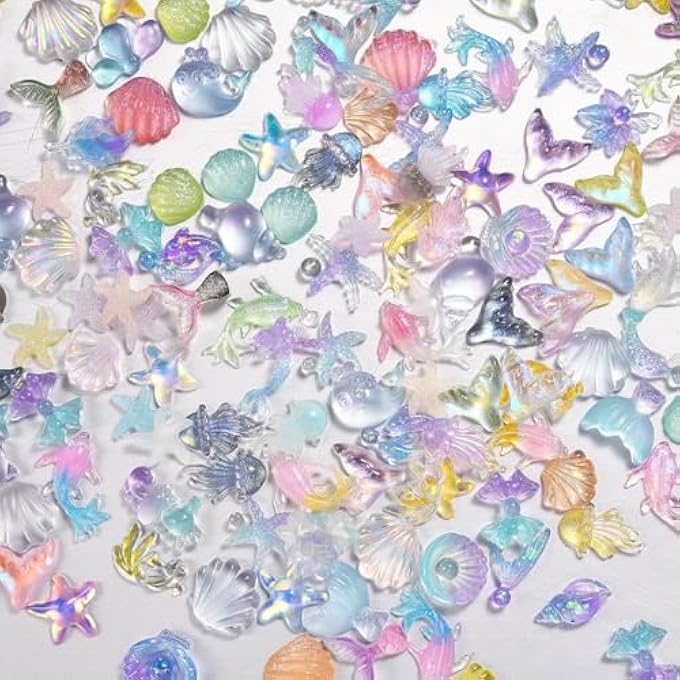 200 PCS MINI RESIN OCEAN ANIMAL FIGURINES, TINY SEA CREATURES FOR DIY CRAFTS, AQUARIUM DECOR, FAIRY GARDEN, DOLLHOUSE & MICRO LANDSCAPING, SMALL MARINE ANIMAL COLLECTION - Image 4