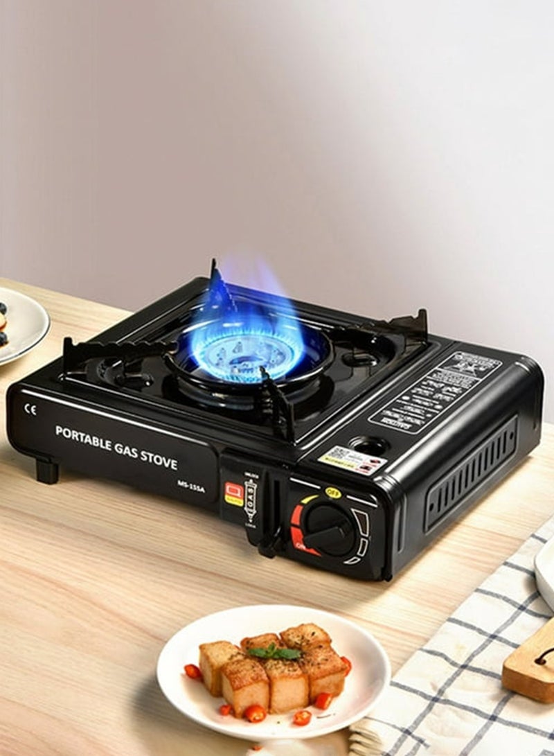 A Portable Gas Stove For Trips And Camping That Works On A Home Gas Cylinder And Small Gas Cans