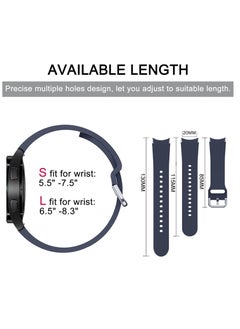 Y&D 6 Pack Bands Galaxy Watch 4 Compatible with Samsung 40mm 44mm Colorful Buckle for Women Men (Size:S)  - Image 5