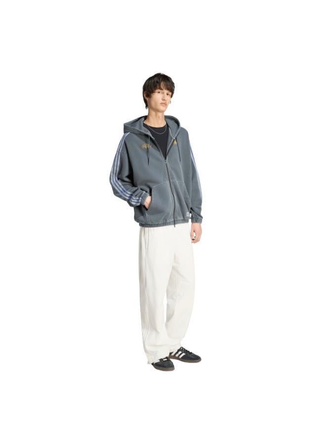 ADIDAS ORIGINALS - WASHED GRAPHICS ZIP-THRU HOODIE - Image 5