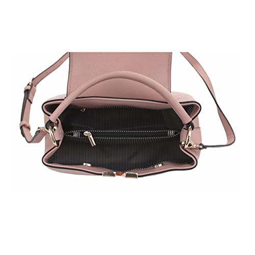 EVVE Women's Small Satchel Bag Classic Top Handle Purses Fashion Crossbody Handbags with Shoulder Strap | MV - Image 5