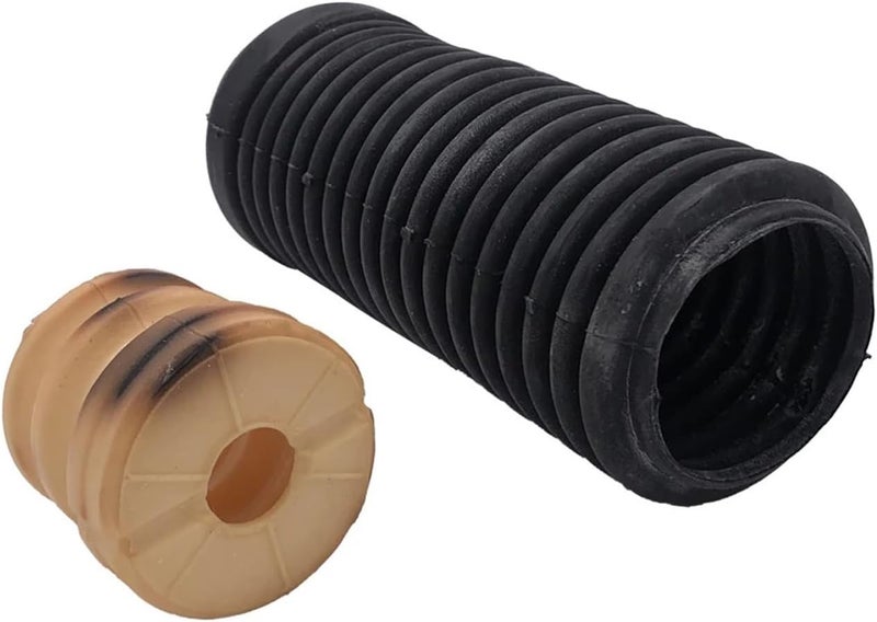 QASULER Car Front Shock Absorber Buffer Rubber Boot Set - Image 3