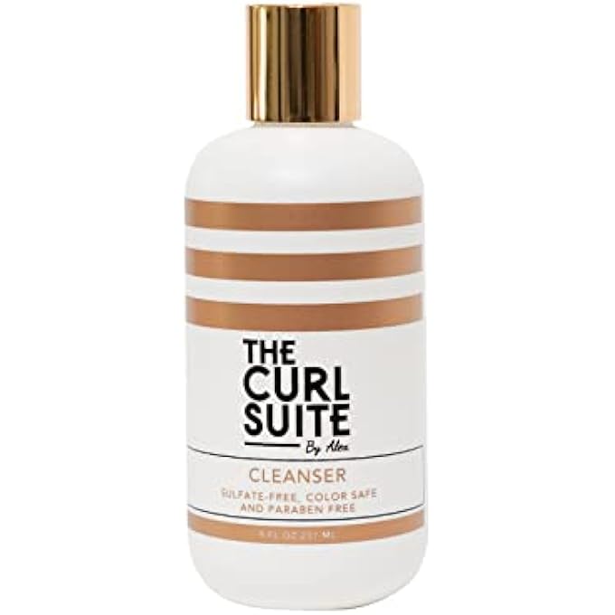 The Curl Suite CLEANSING SHAMPOO FOR CURLY HAIR - INFUSED WITH GOJI BERRY & RED WINE EXTRACTS - SULFATE-FREE DEEP CLEANSING SHAMPOO (8 OZ) - Image 1