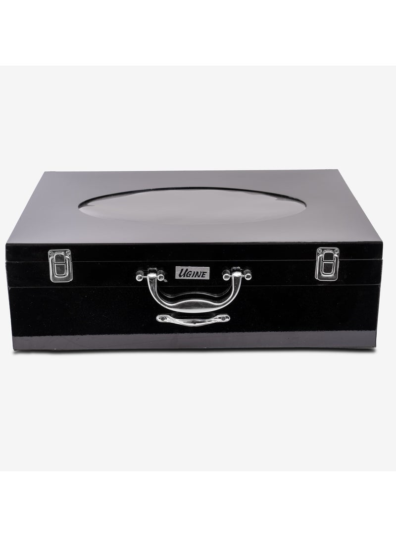 لوفت مجموعة ملاعق وسكاكين وشوك 90 قطعة في صندوق خشبي - GL 78S90 - Image 2