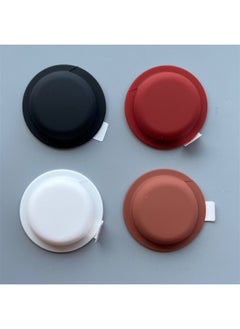 Applicable To For Apple Airtags Protective Case Airtgas Silicone Four-in-one Positioning Tracker Protective Soft Case-Color:Black + White + Brown + Brown-Applicable Model:For Apple Airtags