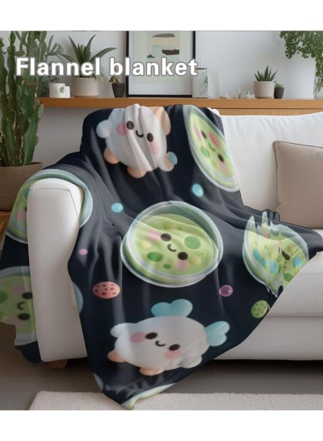 general Baby and children's cartoon flannel thin blanket (warm and comfortable, suitable for sleep, game use) 70cm*100cm - Image 1