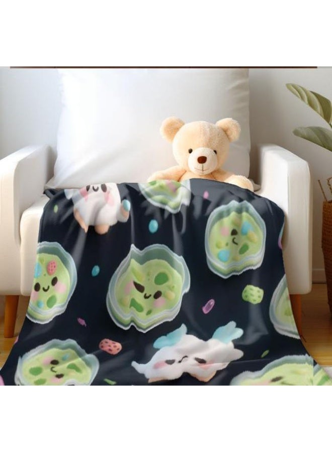 general Baby and children's cartoon flannel thin blanket (warm and comfortable, suitable for sleep, game use) 70cm*100cm - Image 5