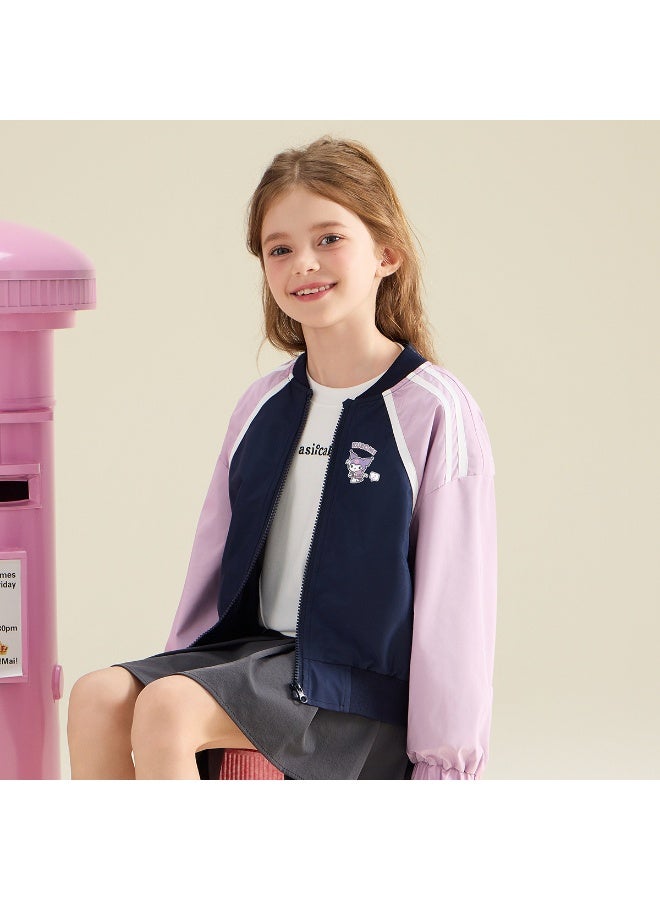 kuromi كورومي الفتيات الخريف الرياضة نمط سترة جديدة في الهواء الطلق عارضة ارتداء سترة - Image 1