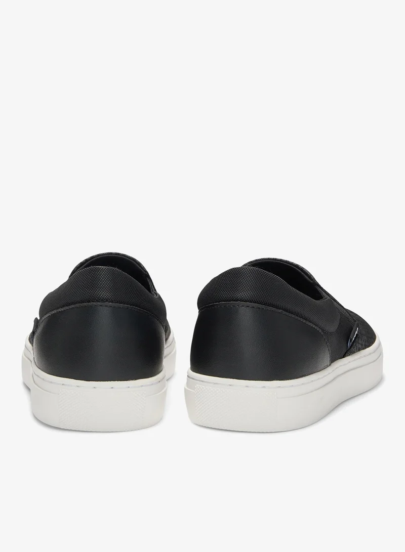 HUGO Slip-on shoes with logo vamp