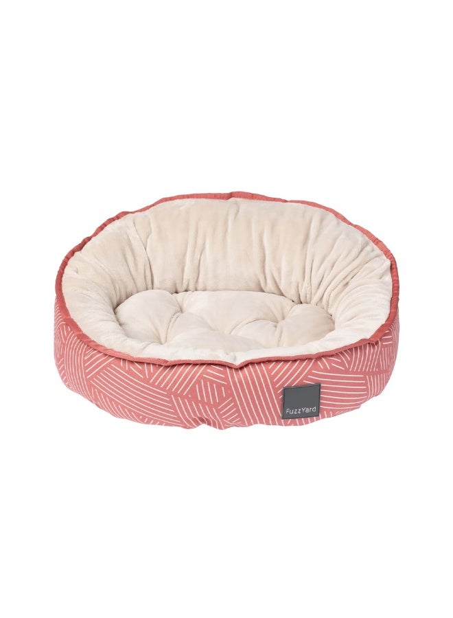 FuzzYard Thornbury Reversible Pet Bed - Brick Red - Medium