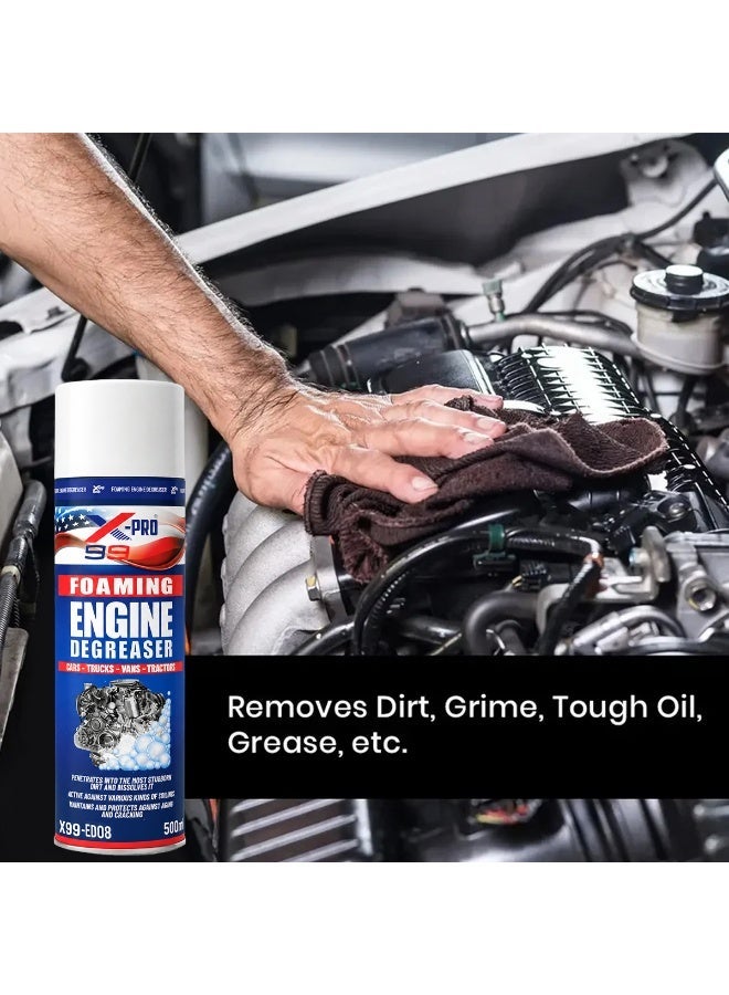 X Pro 99 X-PRO 99 Foaming Engine Degreaser 500ml X99-ED08 Engine Cleaning Foam for Cars Trucks Vans Tractors ERPC38223 - Image 4