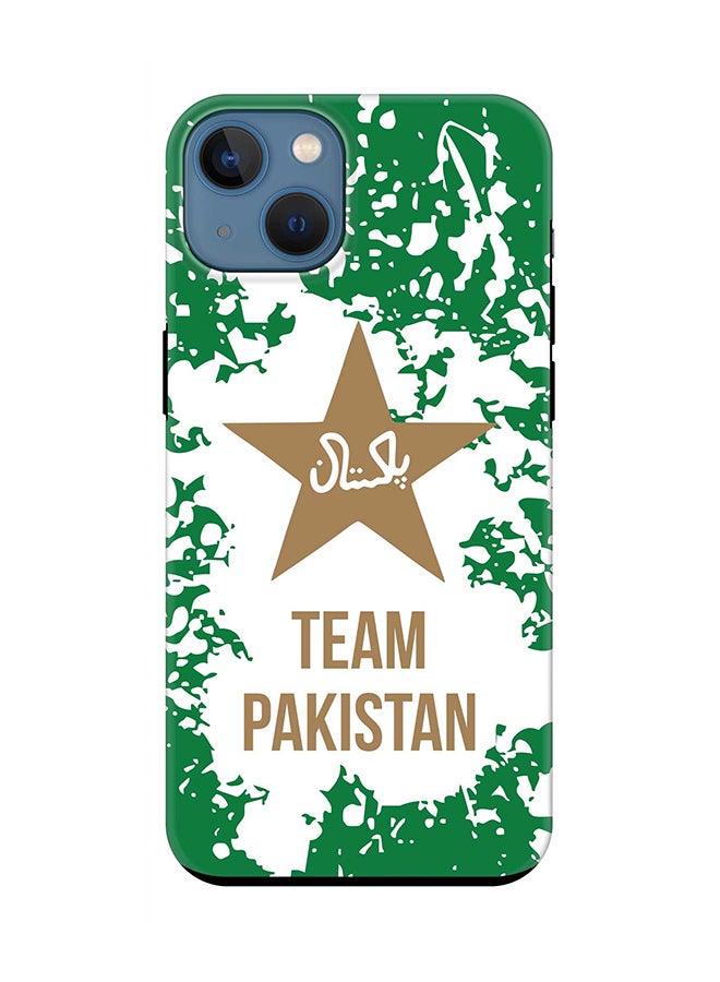Stylizedd Tough Pro Series Case for iPhone 15 Dual Layer Hybrid PC TPU Customized Mobile Cover Matte Finish Phone Case - Team Pakistan - Image 1