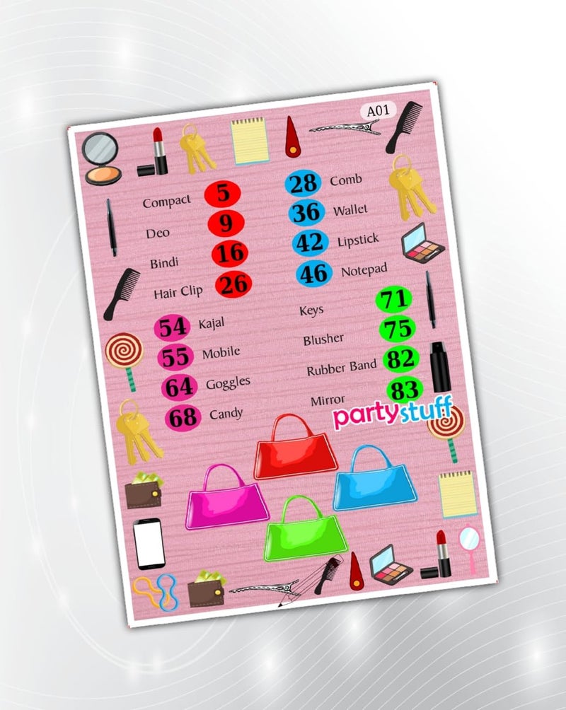 PartyStuff Tambola Housie - Shopping kukuba (48 Piece) - Image 1