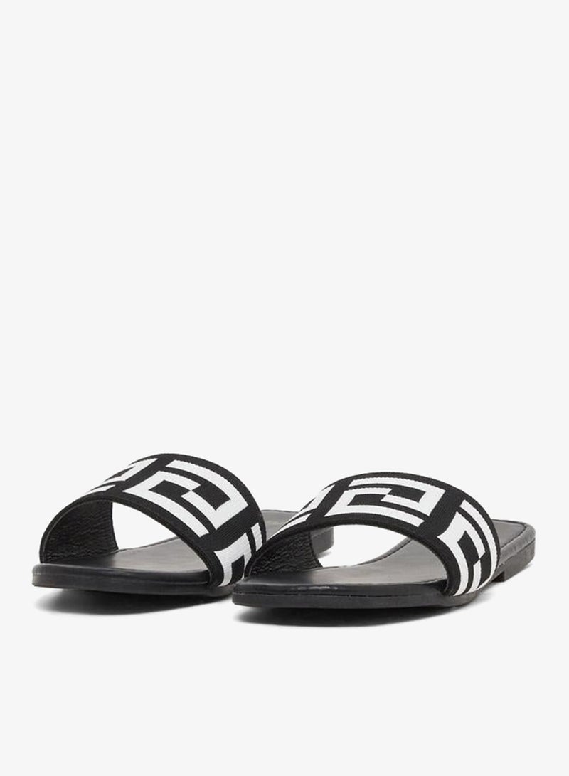 ستايلي صنادل مسطحة مطبوعة بنقوش ستایلی - Image 2