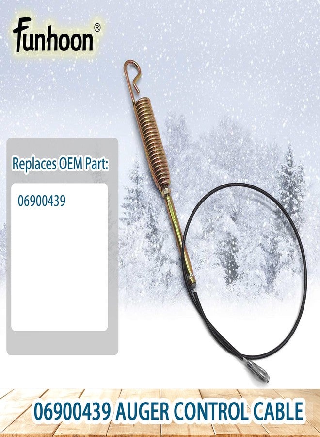 Funhoon 06900439 Auger Control Cable for Ariens Gravely Power Brush Deluxe Pro 24 28 30 36 Snow Blowers - Image 3