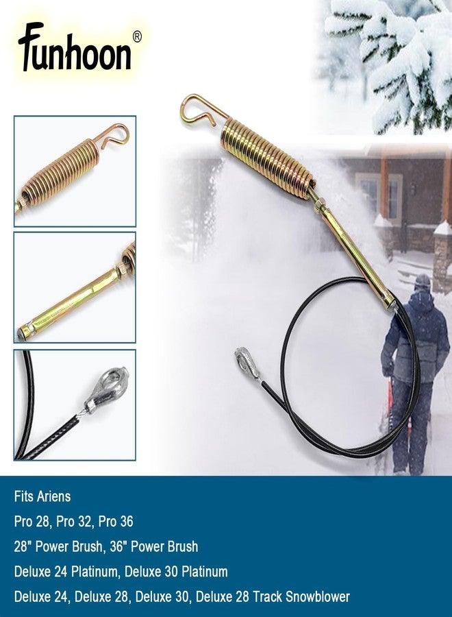 Funhoon 06900439 Auger Control Cable for Ariens Gravely Power Brush Deluxe Pro 24 28 30 36 Snow Blowers - Image 5