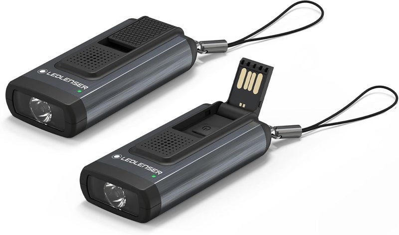 Ledlenser K6R Safety Keyring Torch with 4GB USB Flash Drive and Alarm - Image 2
