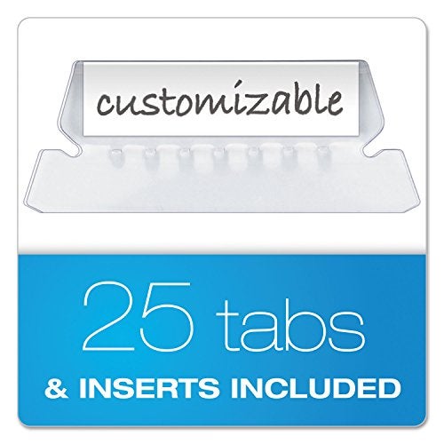 Pendaflex PFX81613 Recycled Hanging Folders, Letter Size, Burgundy, 1/5 Cut, 25/BX (81613) - Image 3